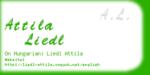 attila liedl business card